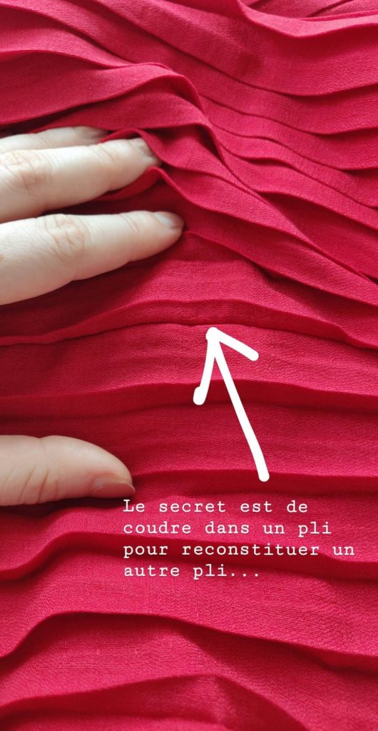 couture dans un pli 2