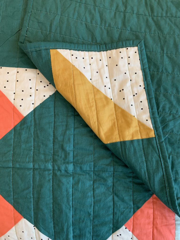 détail patchwork fini